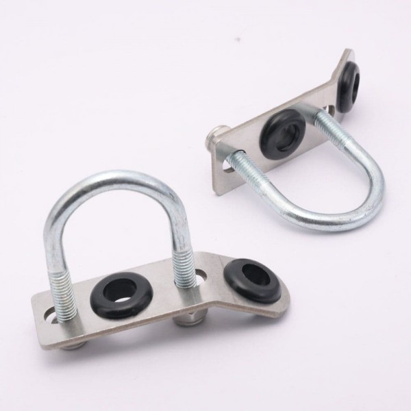 Traction Bar Radiator Relocation Brackets Fit Silvery Brackets
